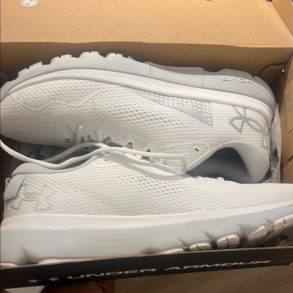 Under Armour White Running Shoes